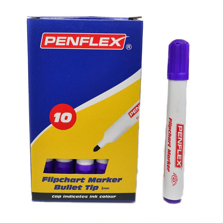 Penflex FC 15 Flipchart Markers Box-10 Purple