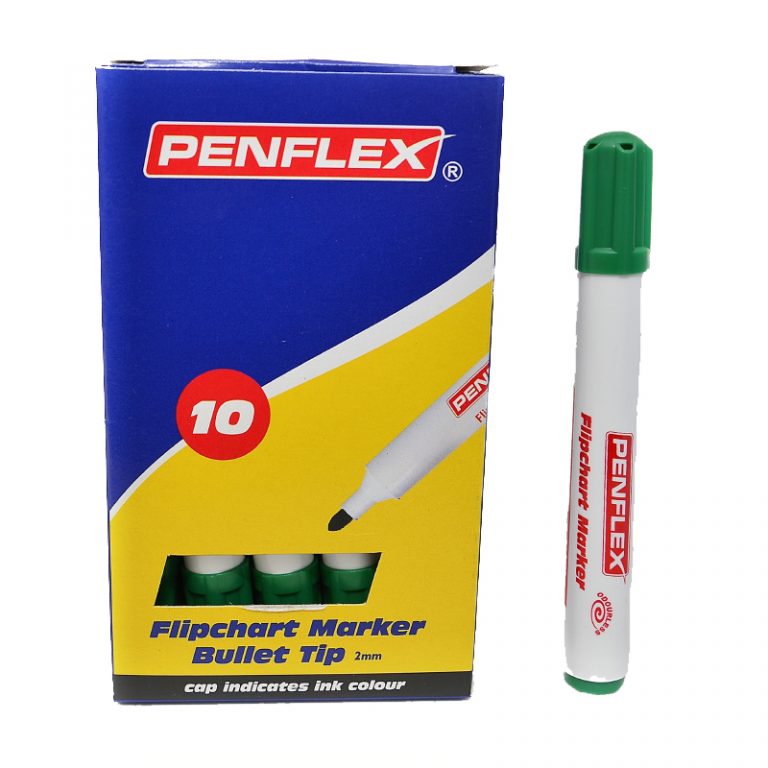 Penflex FC 15 Flipchart Markers Box-10 Green