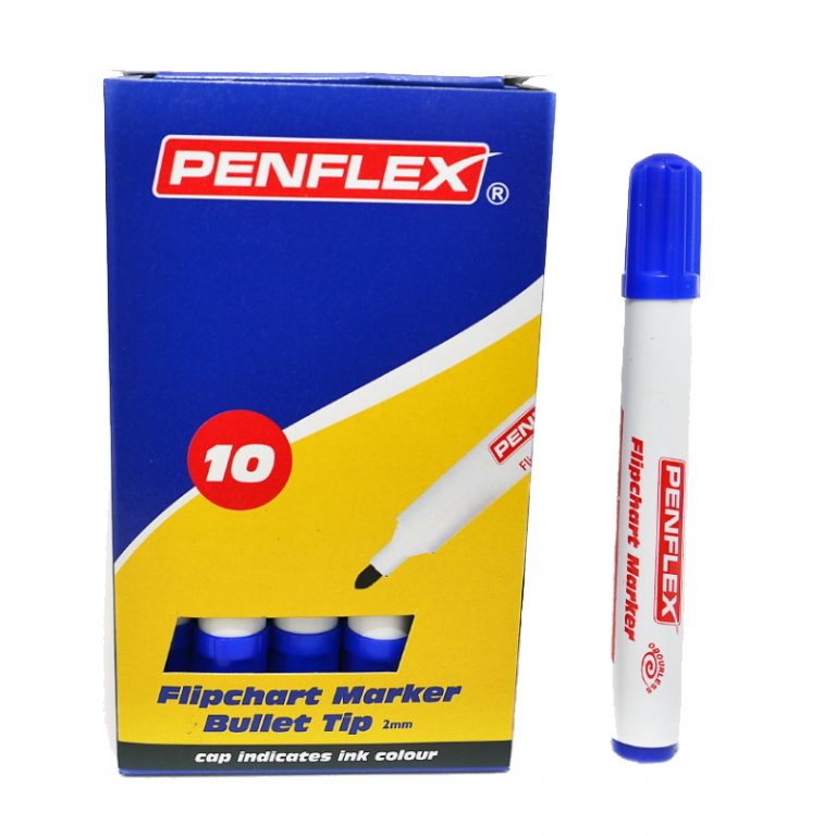 Penflex FC 15 Flipchart Markers Box-10 Blue