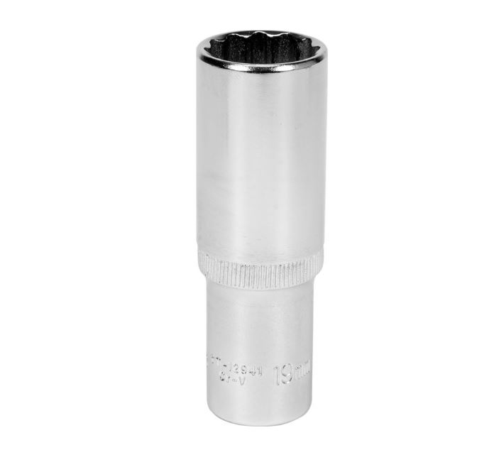 Yato Bihex Deep Socket 12Pt – 19 x 76mm