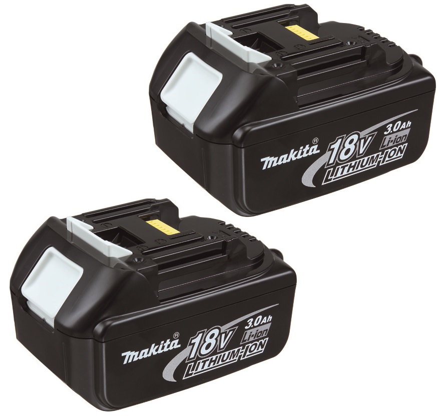 Makita – BULK Battery Combo – BL1830 3.0AH 18V Li-Ion Batteries (2 Pack)
