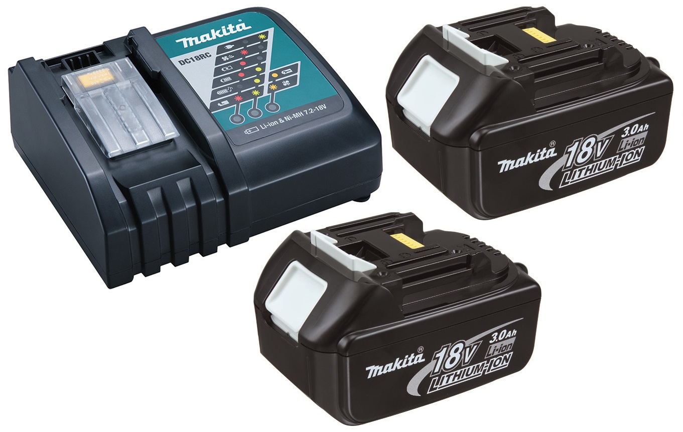 Makita MEGA Combo Kit – 2 x Batteries and 1 x Fast Charger Combo Set