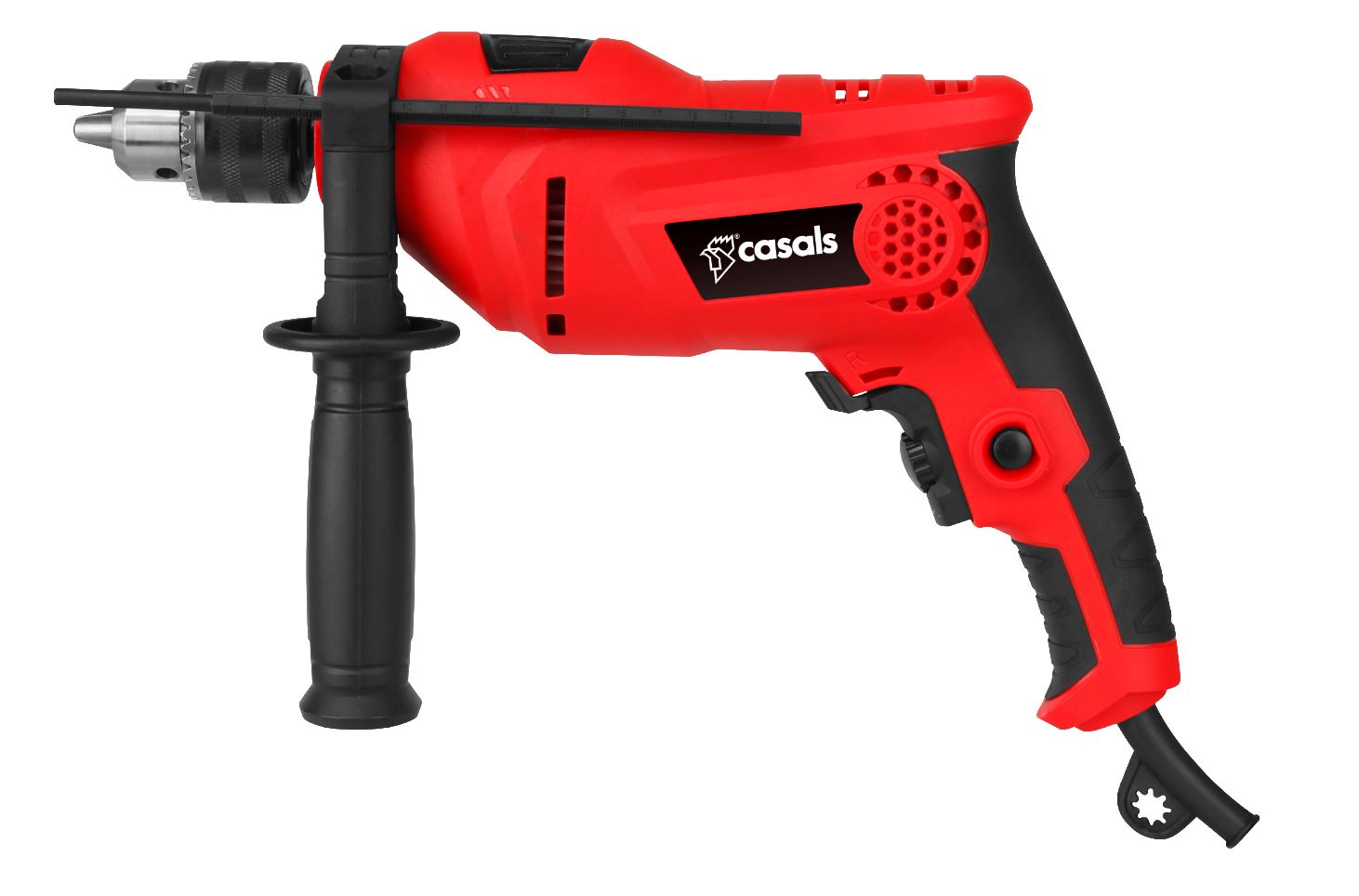 Casals – 810W Impact Drill Red With Variable Speed 13mm
