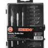 Kendo – Knifes and Blades Cutting Set – Vinyl, Crafting, Hobby (17 Piece) Kendo – Knifes and Blades Cutting Set – Vinyl, Crafting, Hobby (17 Piece)