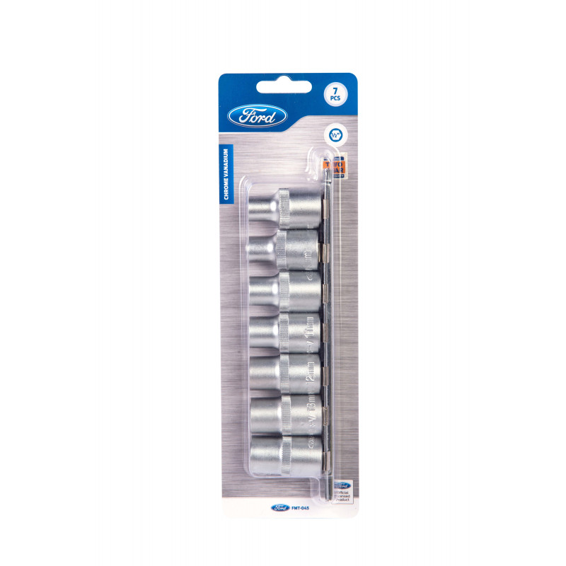 FORD TOOLS SOCKET SET 1/2″ DRIVE 7PC