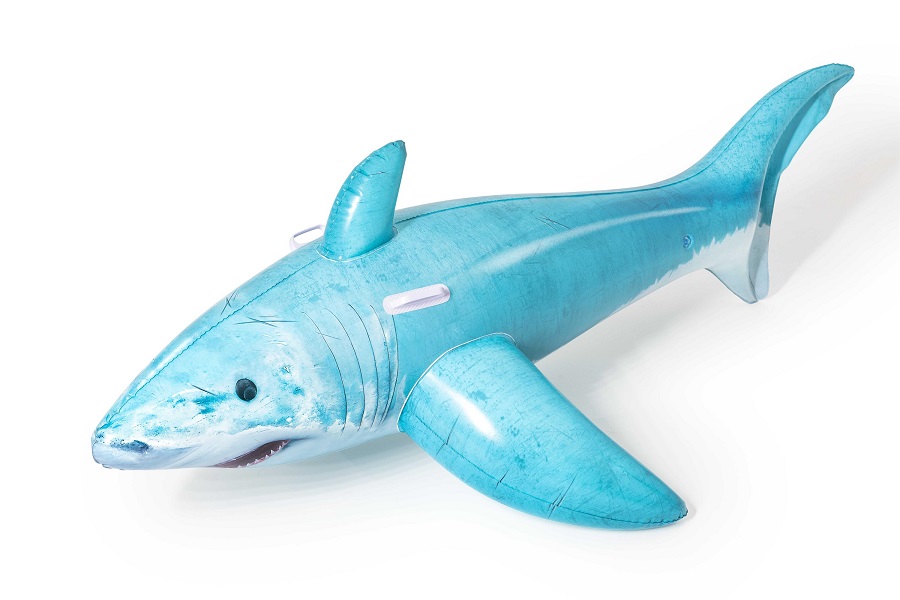 Bestway 1.83m x 1.02m Realistic Shark Ride-On