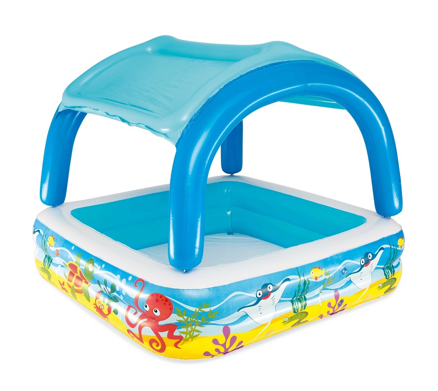 Bestway 1.40m x 1.40m x 1.14m Canopy Play Pool