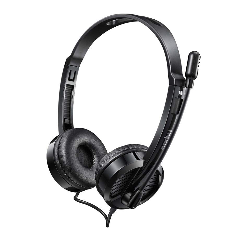 Rapoo H120 Wired USB Stereo Headset – Black