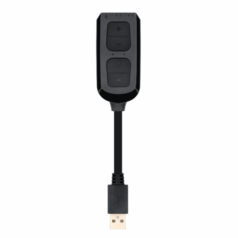 Redragon Circe 3.5mm to USB AUX Adapter with In-line Audio Control