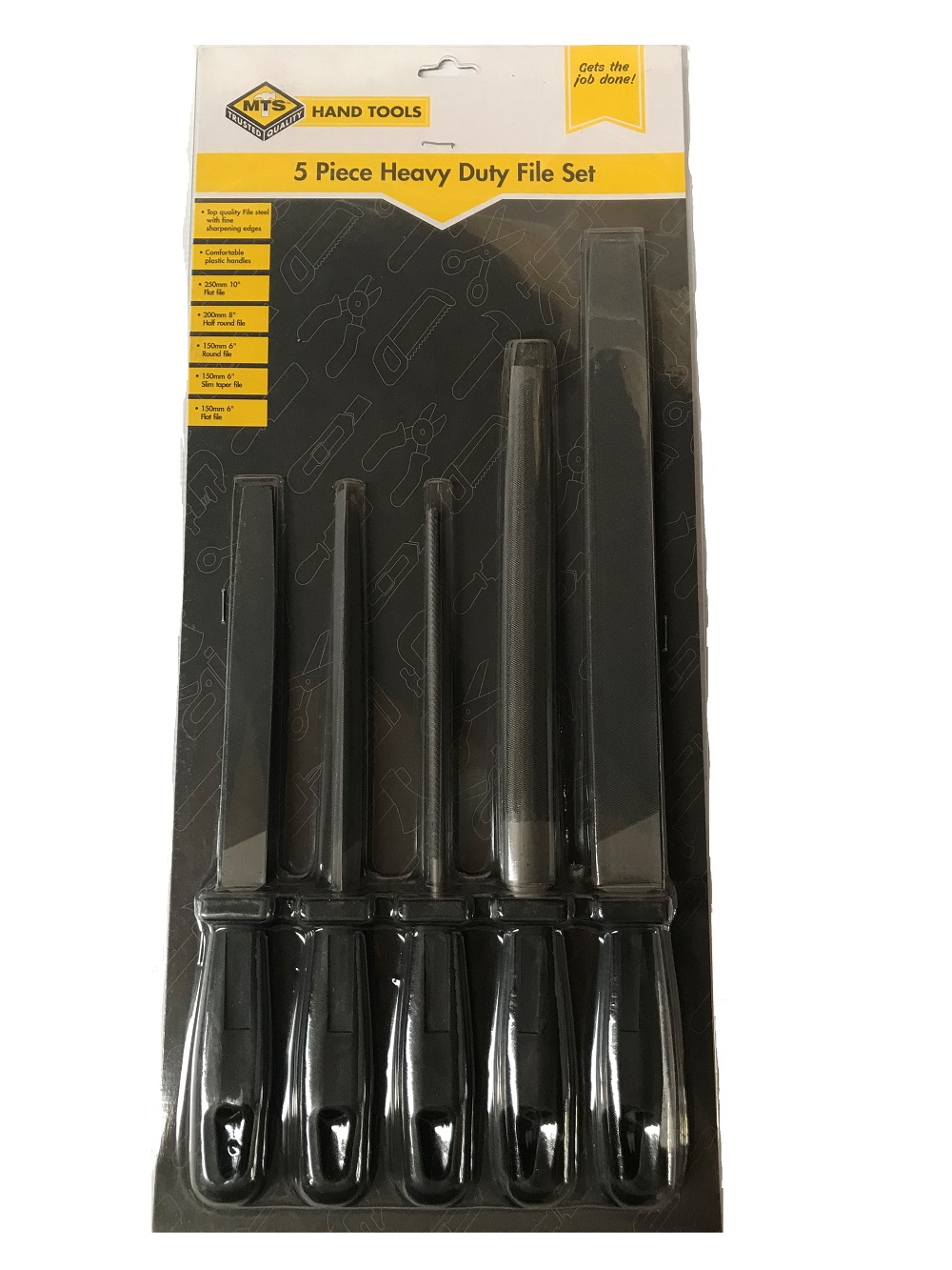 MTS – Steel File Set 5 Piece