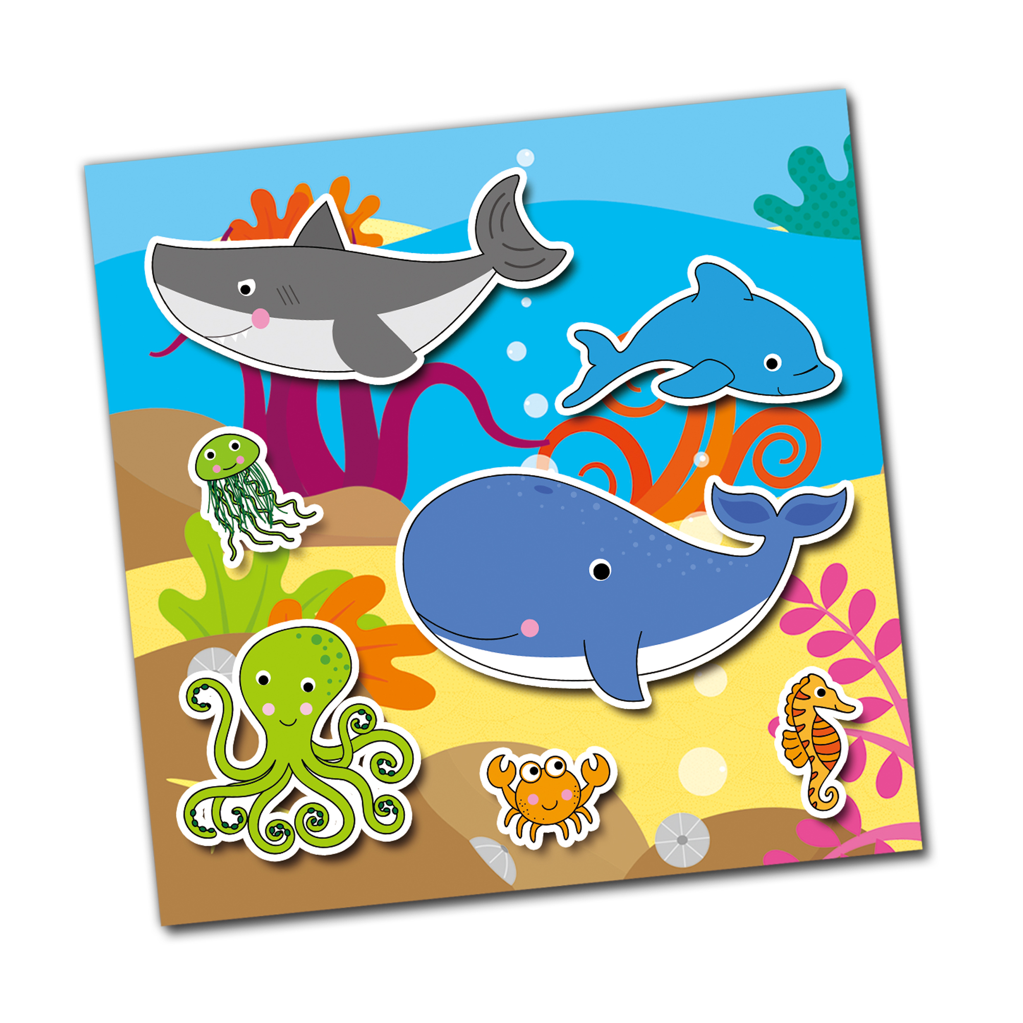 Galt Toys Reusable Sticker Book – Animals
