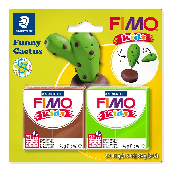 STAEDTLER FIMO Kids kits funny cactus