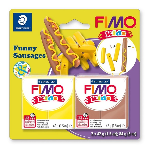 STAEDTLER FIMO Kids kits funny sausages