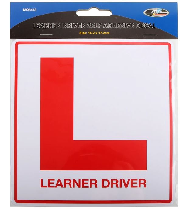 Motoquip Learner Driver Sticker