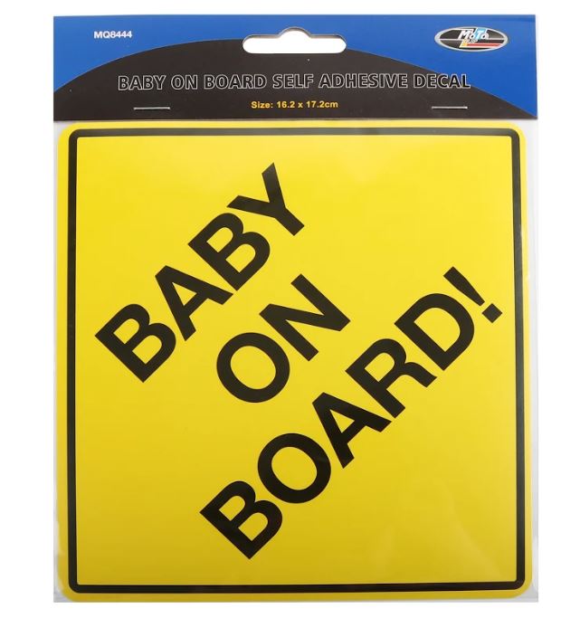 Motoquip Baby On Board Sticker