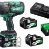 HIKOKI Impact Wrench 3/4 Inch Body – 36V (Incl 2 x Batteries 1 x Charger) HIKOKI Impact Wrench 3/4 Inch Body – 36V (Incl 2 x Batteries 1 x Charger)