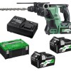 HIKOKI Cordless SDS-Plus Rotary Hammer – 36V (Incl 2xBatteries 1xCharger) HIKOKI Cordless SDS-Plus Rotary Hammer – 36V (Incl 2xBatteries 1xCharger)