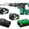HIKOKI – Cordless SDS-Max Rotary Hammer – 36V (Incl 2xBatteries 1xCharger) HIKOKI – Cordless SDS-Max Rotary Hammer – 36V (Incl 2xBatteries 1xCharger)