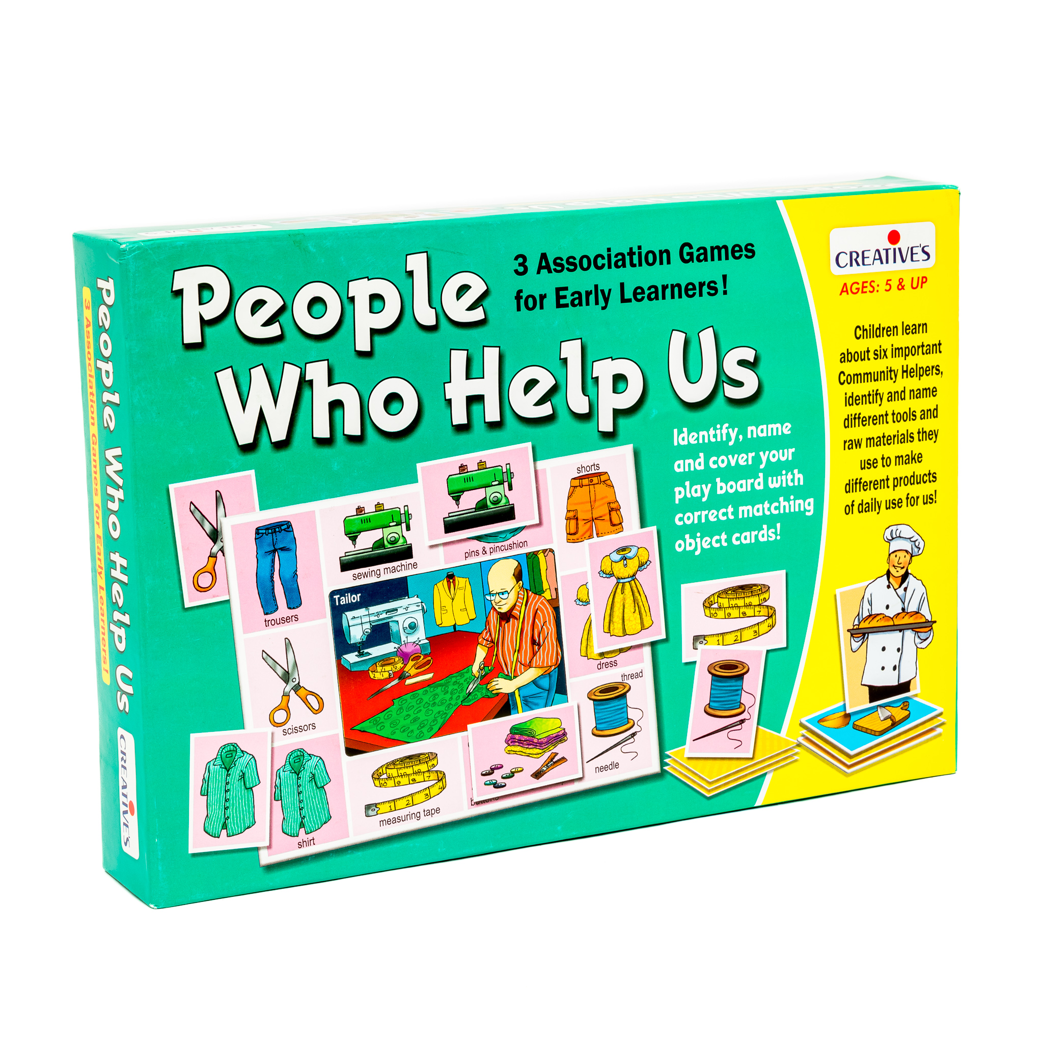 Creatives – People who Help Us (Association Game) – Match the Community Helpers and the Tools and Materials they use