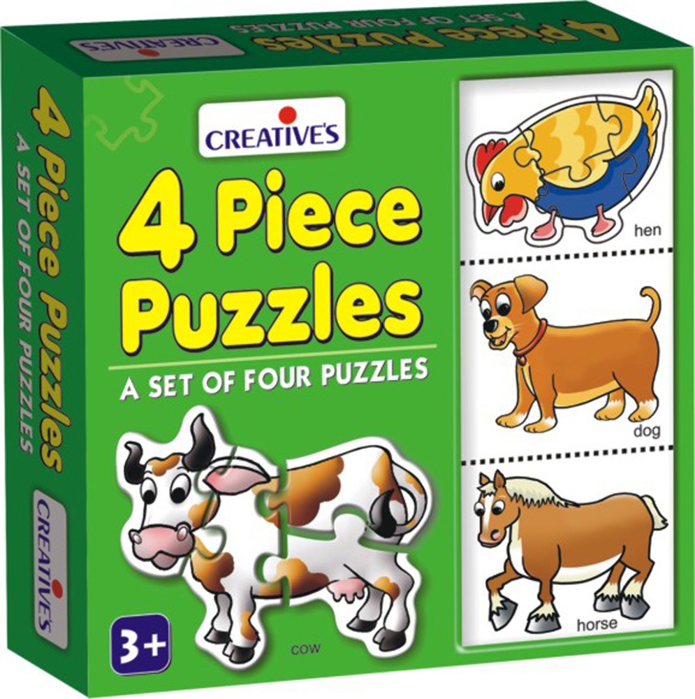 Creative’s 4 Piece Puzzles