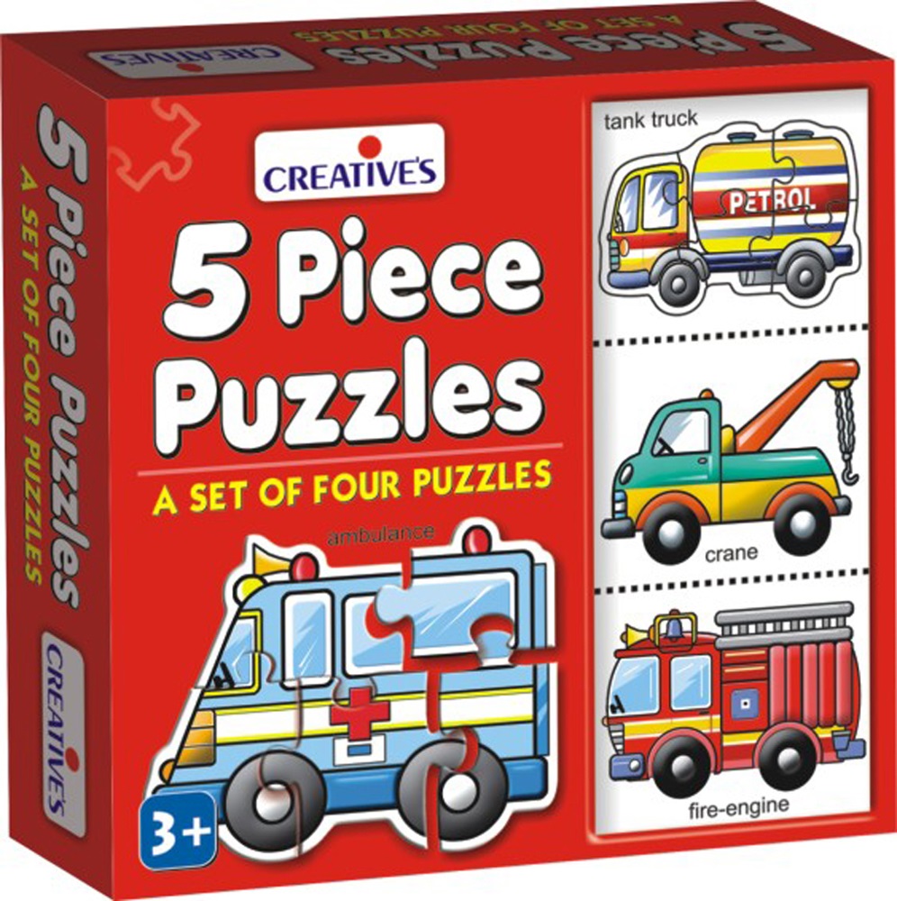 Creative’s 5 Piece Puzzles