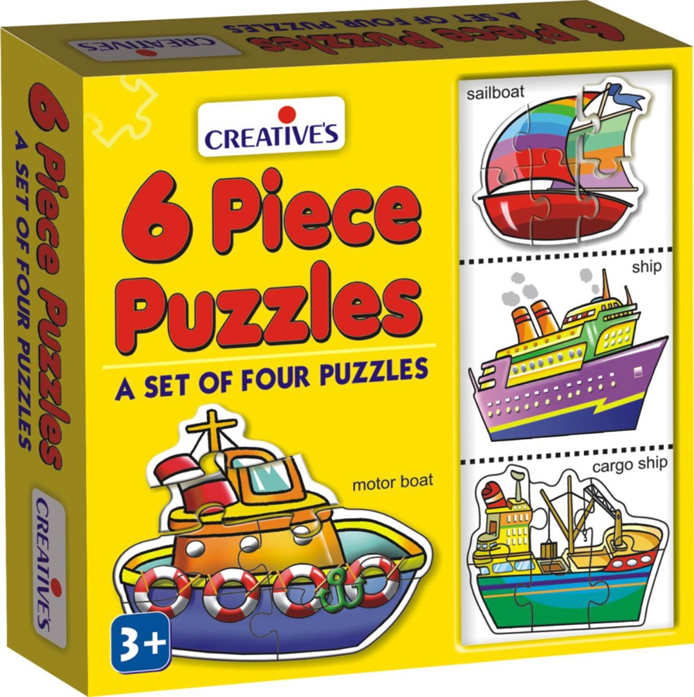 Creative’s 6 Piece Puzzles