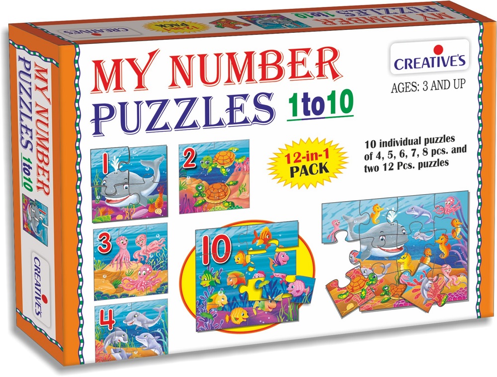 Creatives My Number Puzzle (1 to 10)