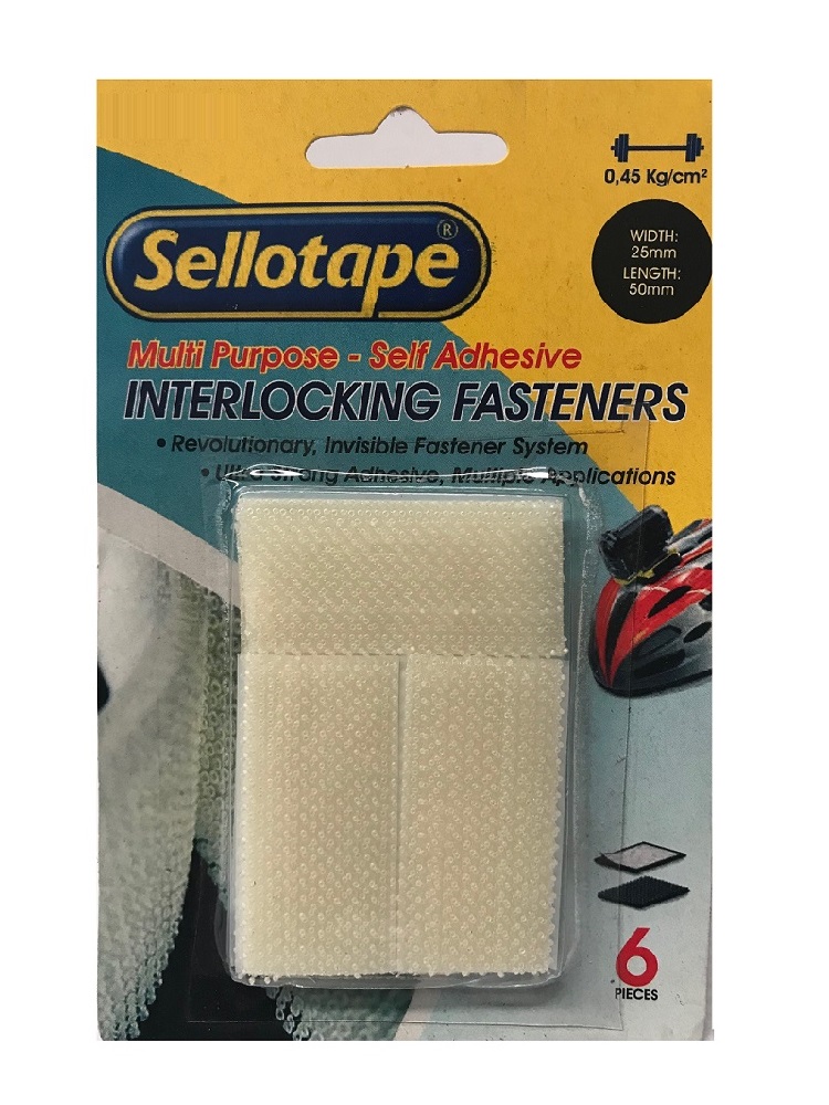 Hook & Loop Interlocking Fasteners (x6)