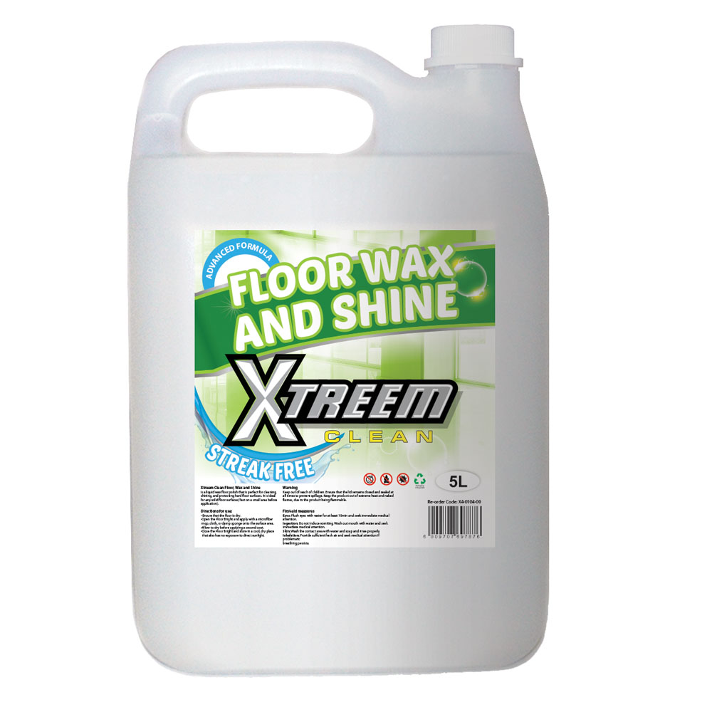 Xtreem Floor Wax And Shine 5 Litre – Bulk Value Size