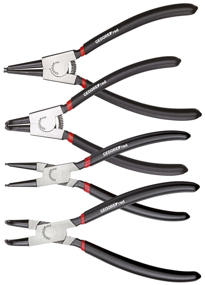 Gedore Red 4 Piece Circlip Plier Set
