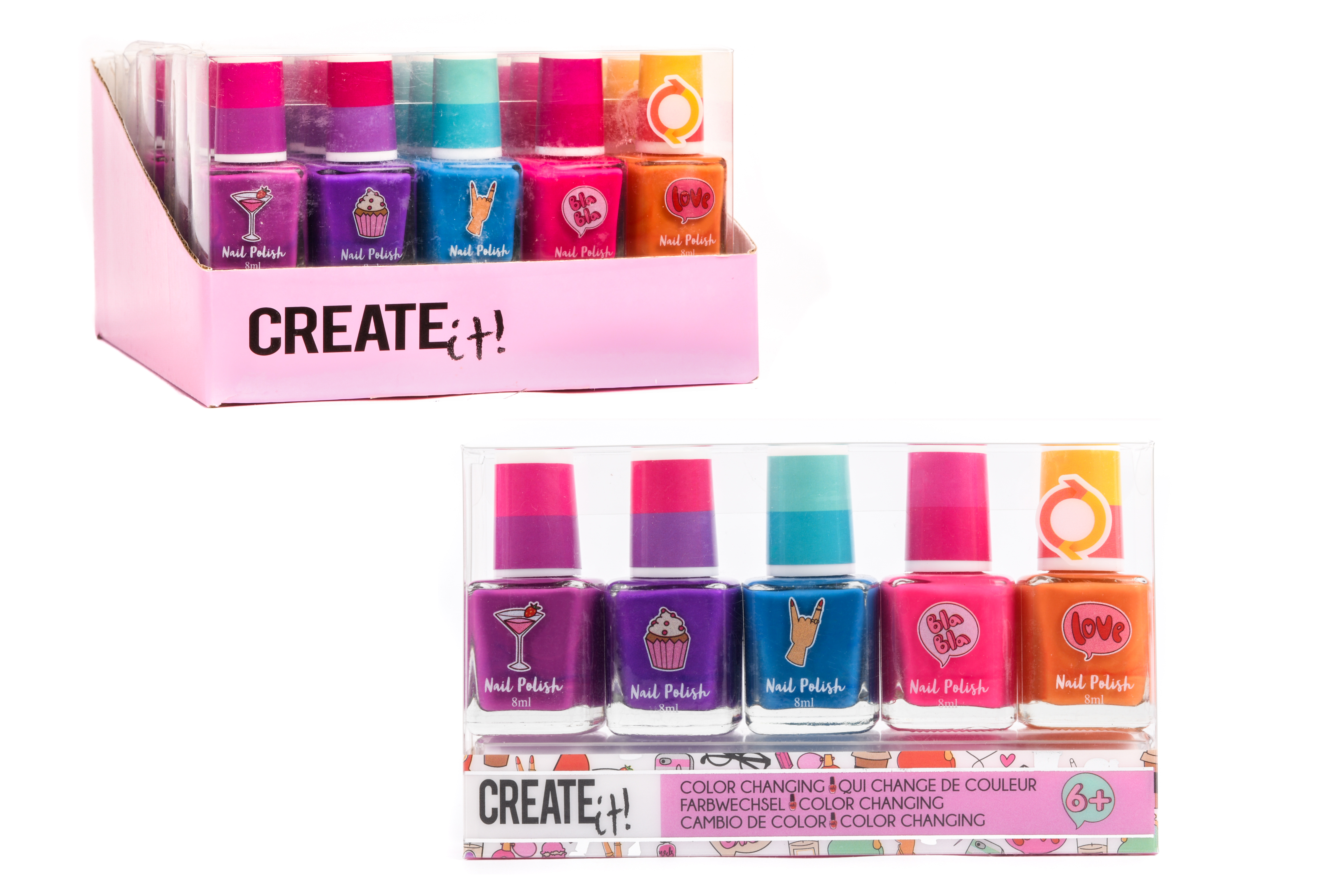 Create It Nail Polish Color Changing 5 Pack