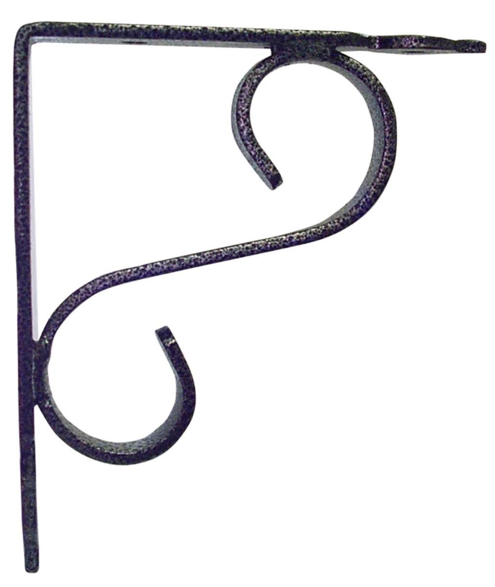 Tuscany Scroll Shelf Bracket – Silvervein (SMALL)