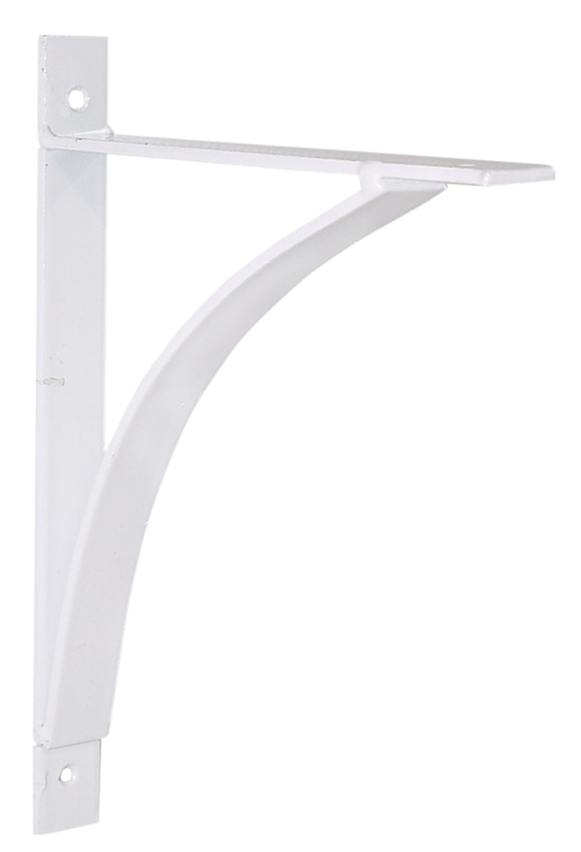 Nikki 1 Curved Bracket – WHITE