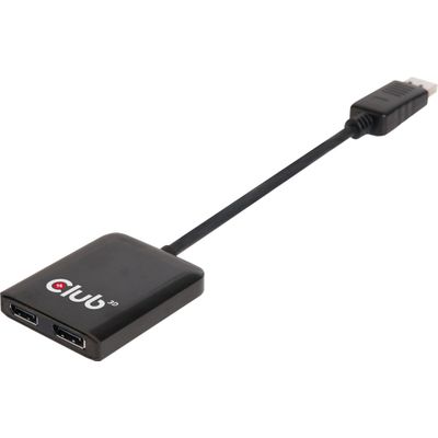 Club 3D MST Hub DisplayPort to Dual Monitor with USB Power