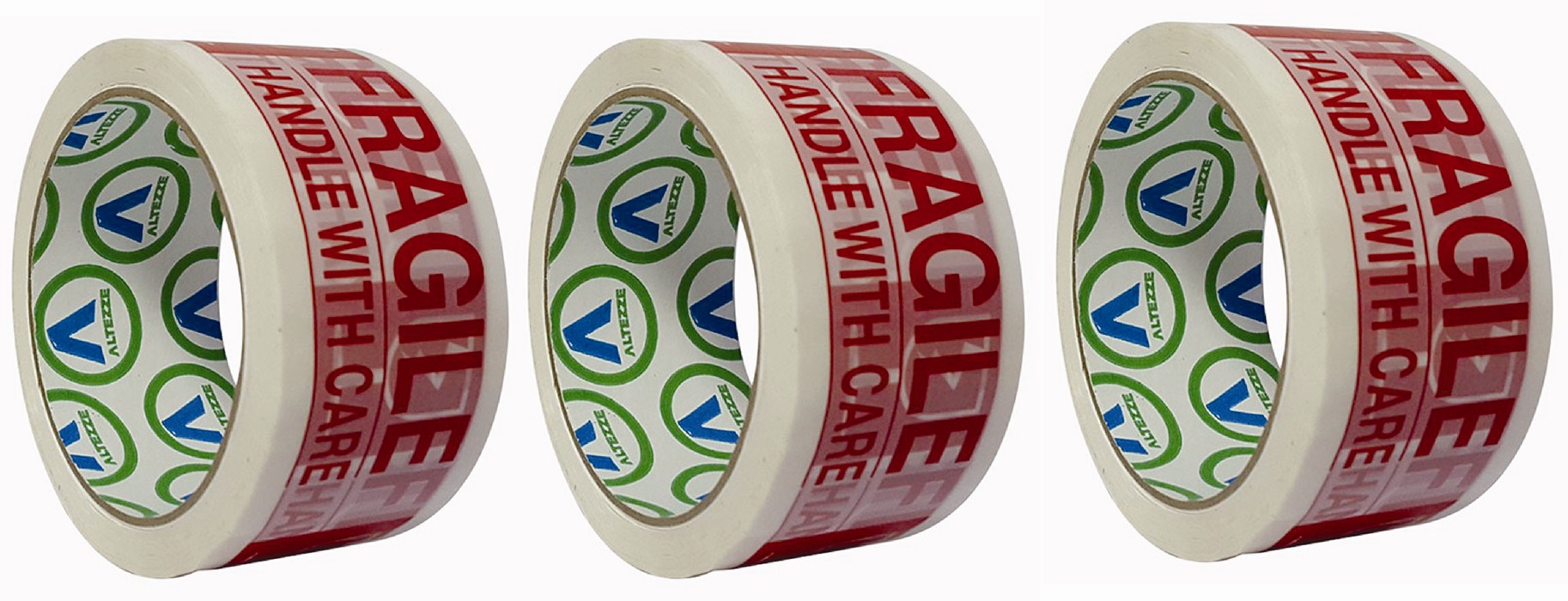 Fragile Tape – 48mm x 50m (3 Pack)