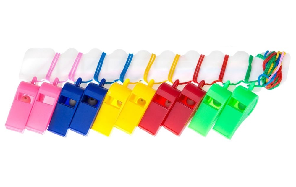 SourceDirect – Whistles – Plastic Various Colors Whistle