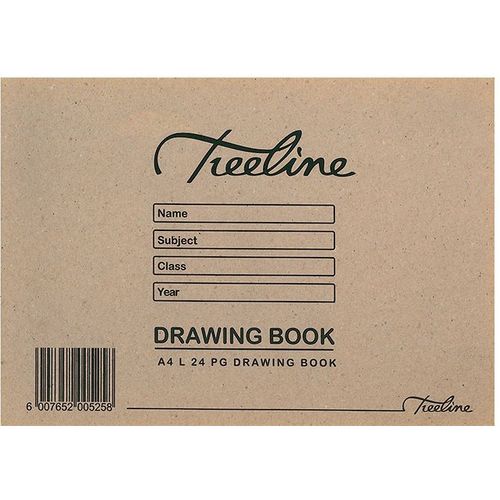 Treeline Drawing Books Landscape A4 24 pg Soft Cover (Pack of 25)