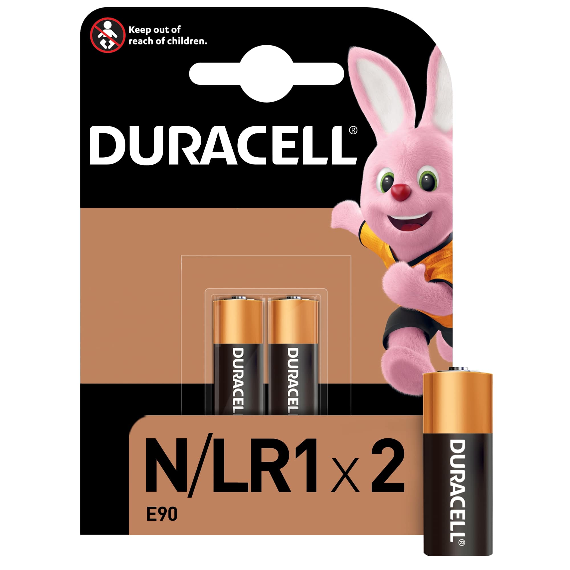 Duracell Specialty N Alkaline Battery 1.5V (E90 / LR1) – 2 Pack