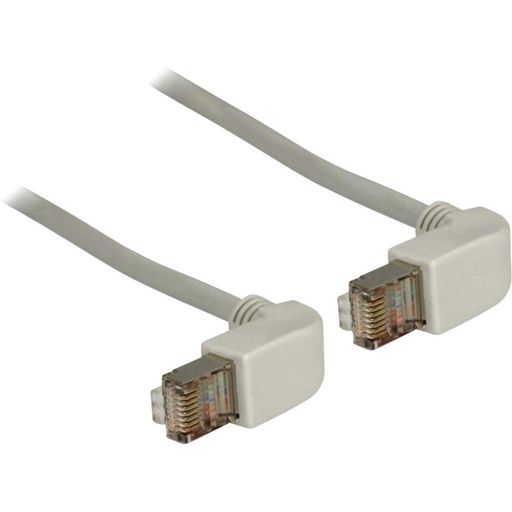 Delock 0.5m RJ45 CAT6 SSTP Cable Angled – Grey (83510)