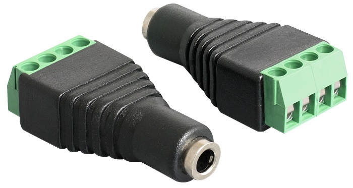 Delock 3.5mm Stereo F Terminal Block 4p (65457)