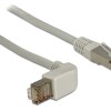 Delock 3m RJ45 CAT6 SSTP Cable Angled – Grey (83652) Delock 3m RJ45 CAT6 SSTP Cable Angled – Grey (83652)