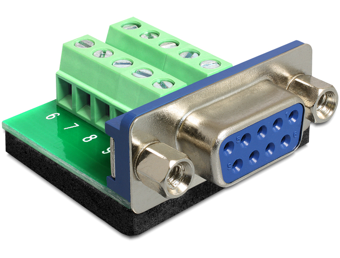 Delock 9-Pin Sub-D F Terminal Block (65268)