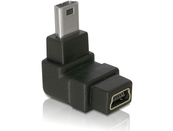 Delock 90deg Usb-B Mini M-F Up Adapter (65097)