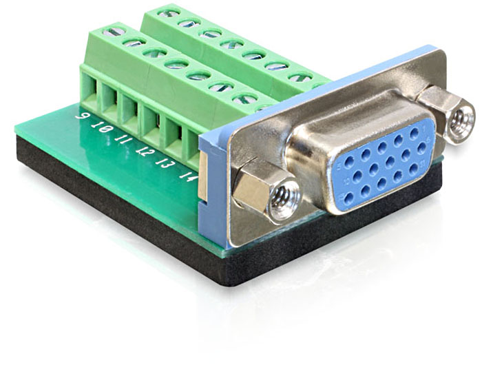 Delock Adap Vga Female – Term Block 15pin (65170)