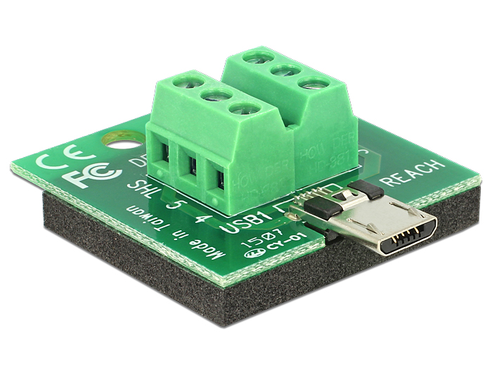 Delock Micro Usb M Terminal Block (65597)