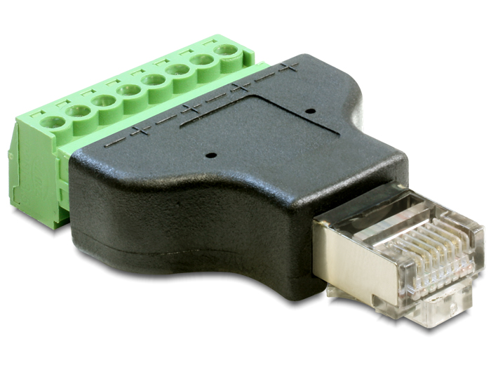 Delock Rj45 M Terminal Block (65389)