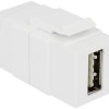 Delock Usb2.0 Af To Af Keystone, White (86353) Delock Usb2.0 Af To Af Keystone, White (86353)