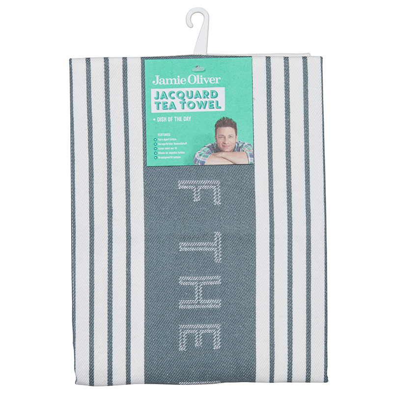 Jamie Oliver Tea Towel Storm Grey