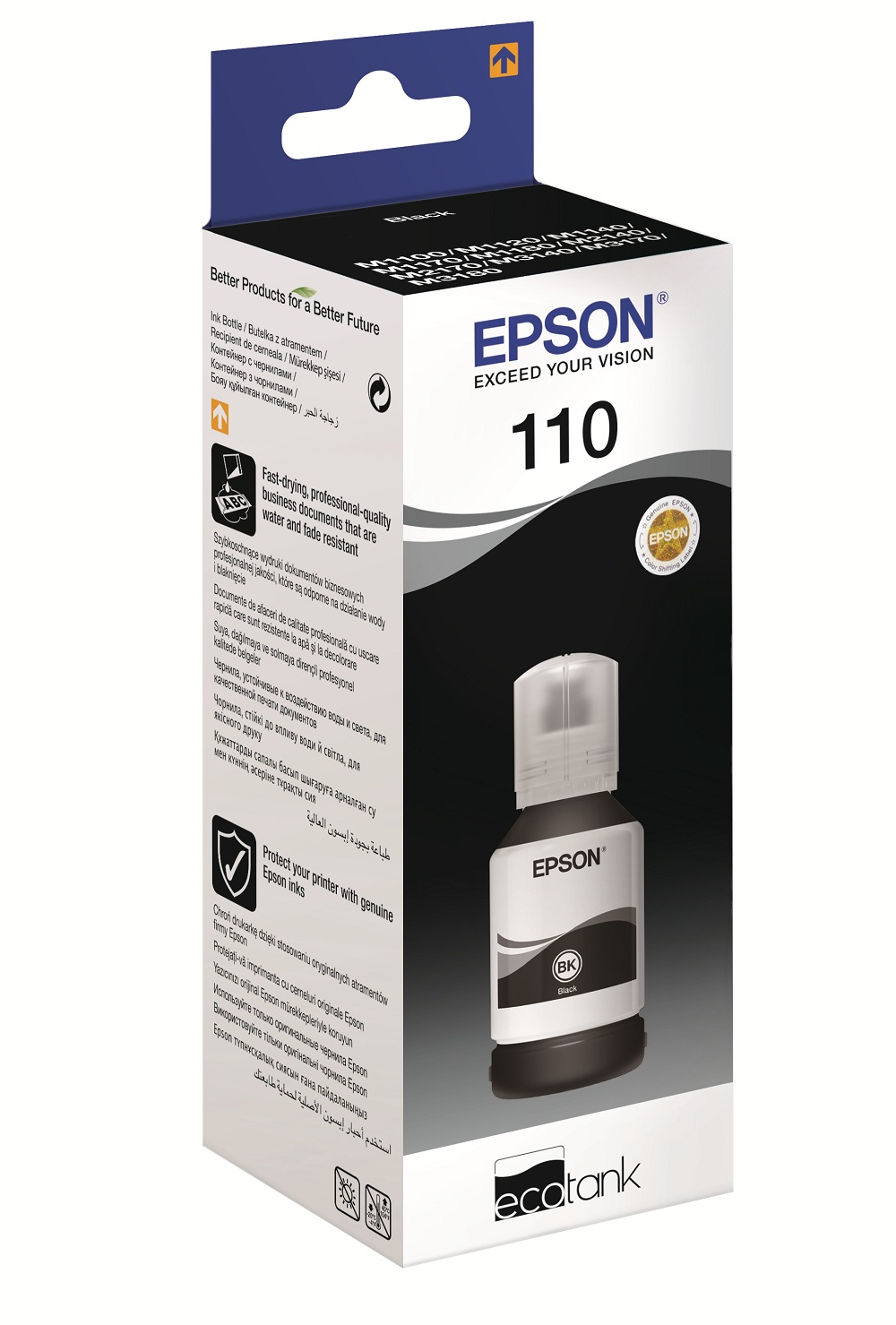 Epson 110 Ecotank Black Ink Bottle (120ml)