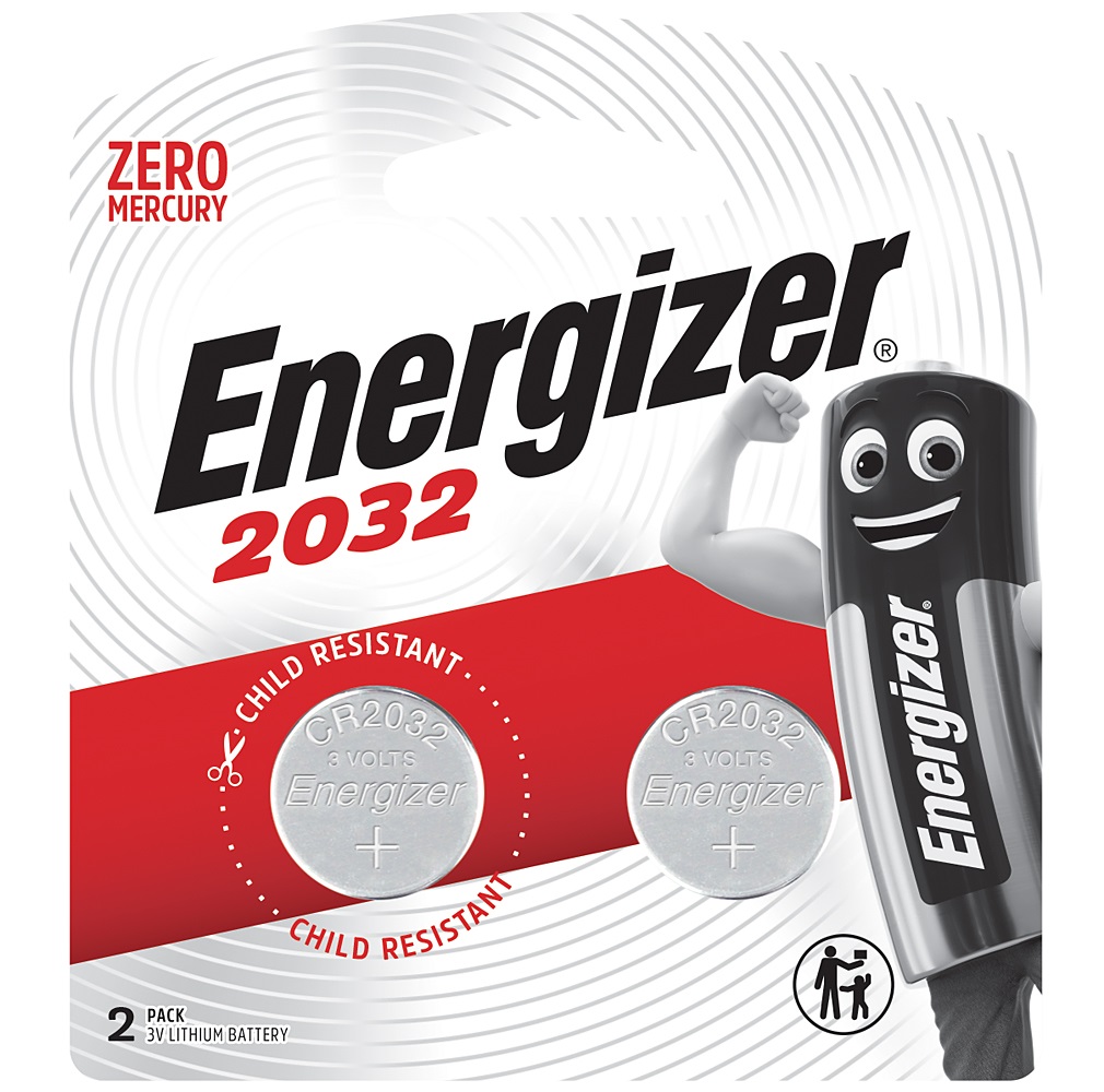 Energizer CR2032 Lithium Coin Battery – 3V